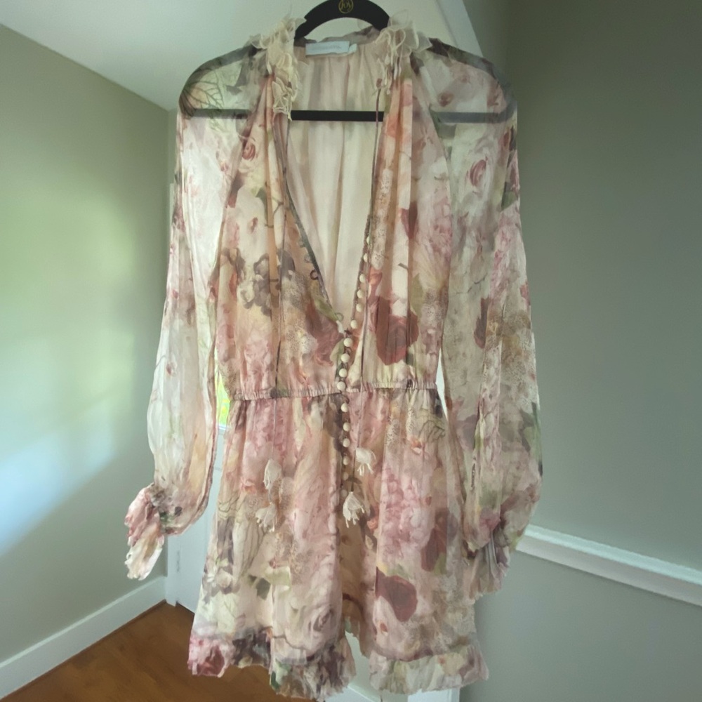 Zimmerman Dancer Flutter Playsuit: size 0 PERFECT CONDITION